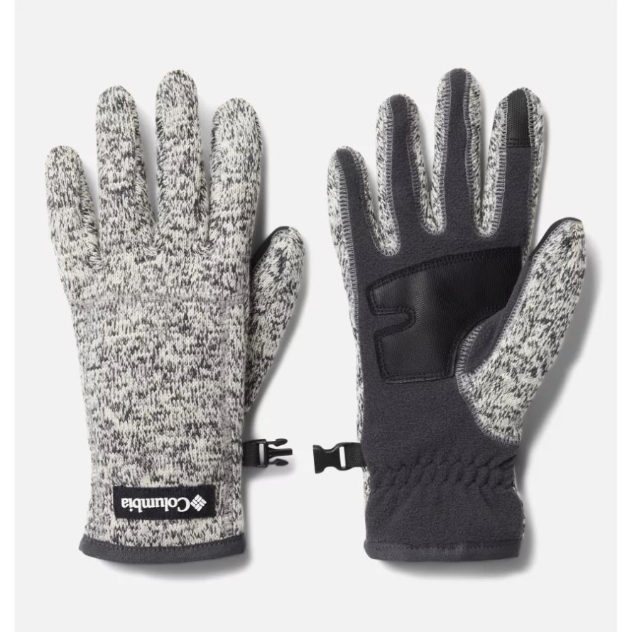 Chalk Heather Women's Sweater Weather Fleece Gloves Columbia