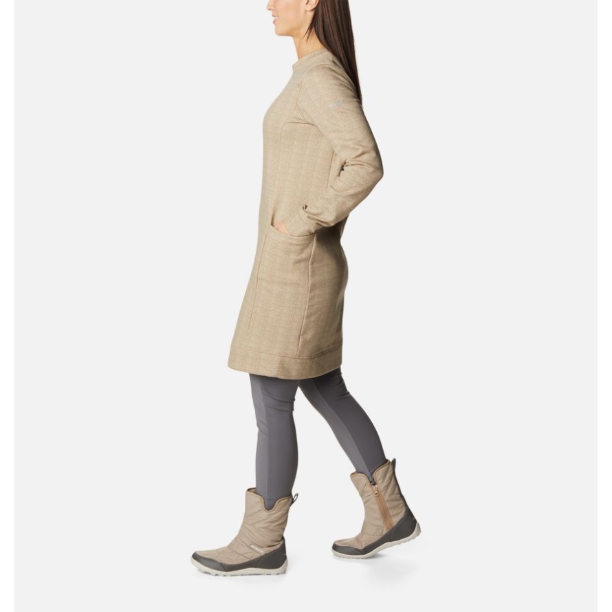 Chalk Herringbone Women's Columbia Lodge Dress Columbia