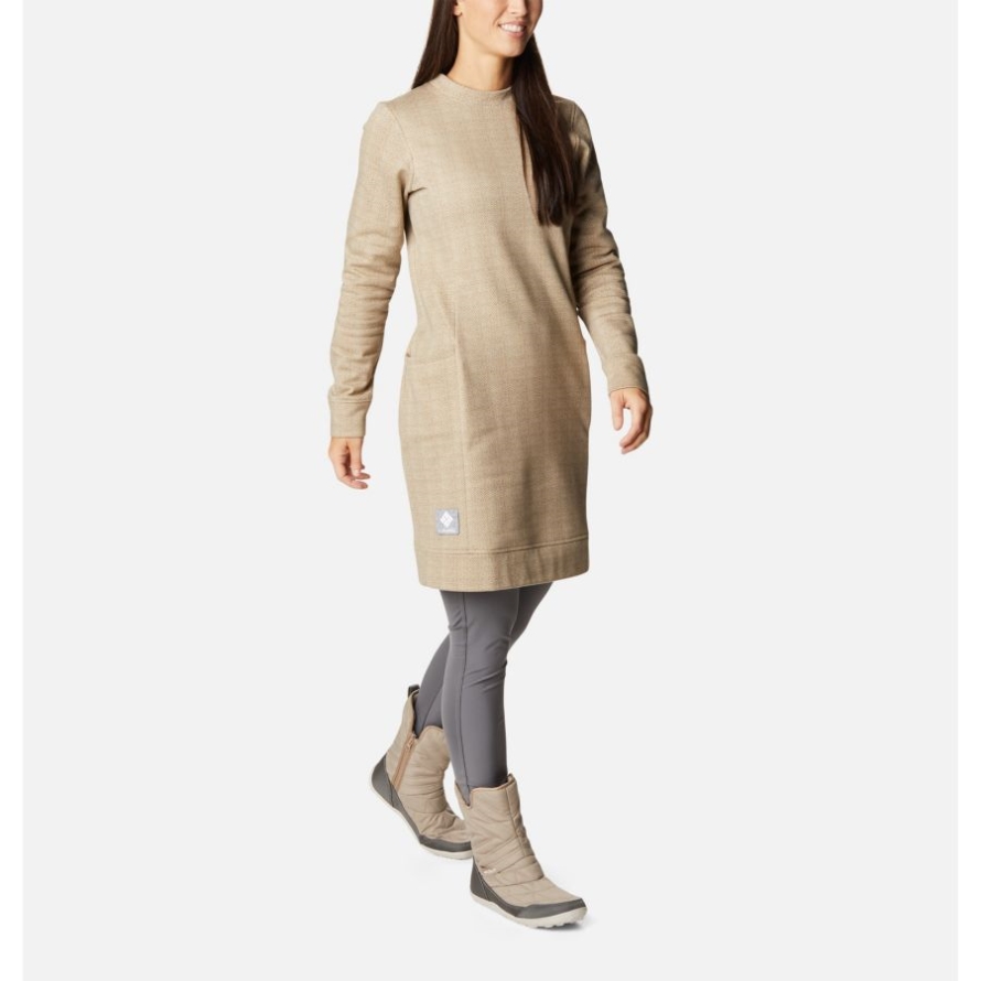 Chalk Herringbone Women's Columbia Lodge Dress Columbia