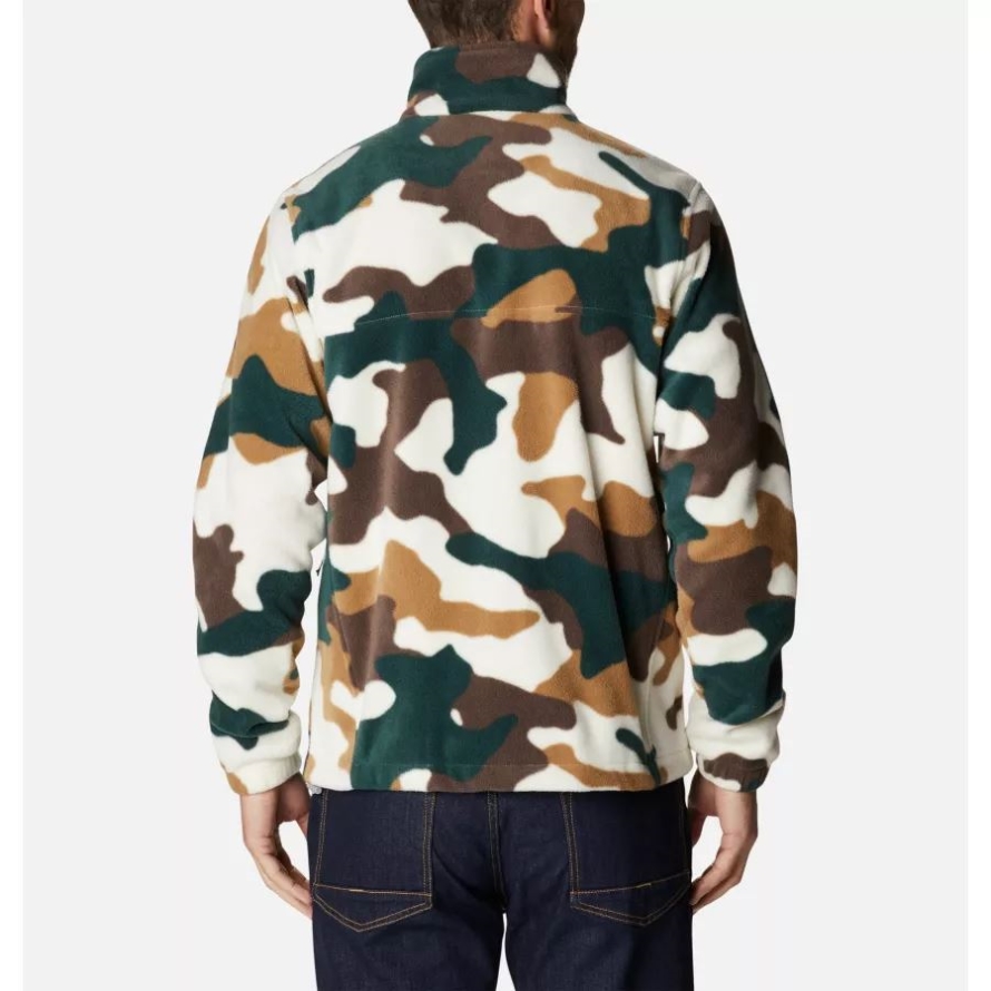 Chalk Mod Camo Columbia Men's Steens Mountain Printed Fleece Jacket