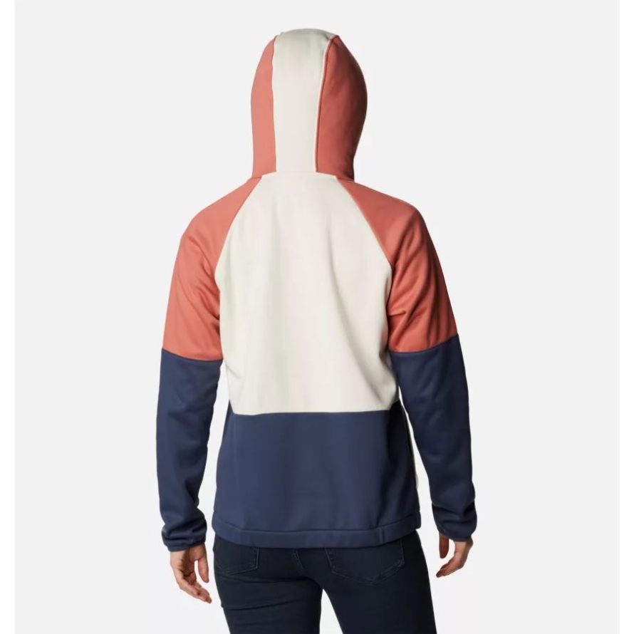 Chalk/Nocturnal Columbia Women's Windgates Full-Zip Hoodie