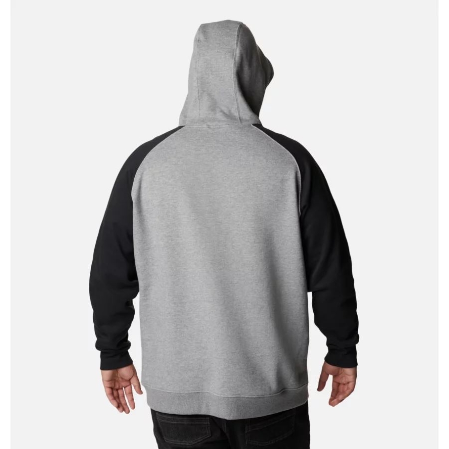 Charcoal Heather/Black Men's Hart Mountain II Hoodie Big Columbia