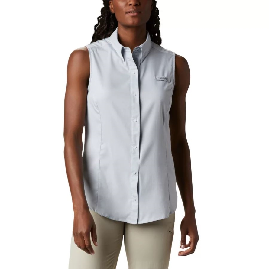 Cirrus Grey Women's PFG Tamiami Sleeveless Shirt Columbia