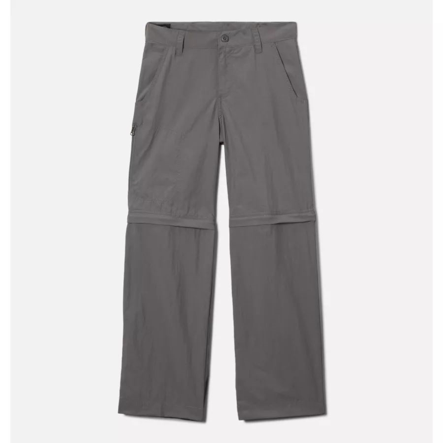 City Grey Boys' Silver Ridge IV Convertible Pants Columbia