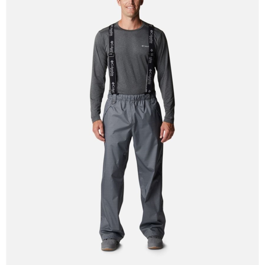 City Grey Carbon Fiber Print Men's PFG Terminal Tackle Bib Pants Columbia