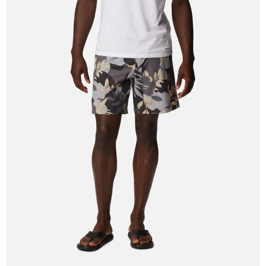City Grey Floriated Columbia Men's Summertide Stretch Printed Shorts