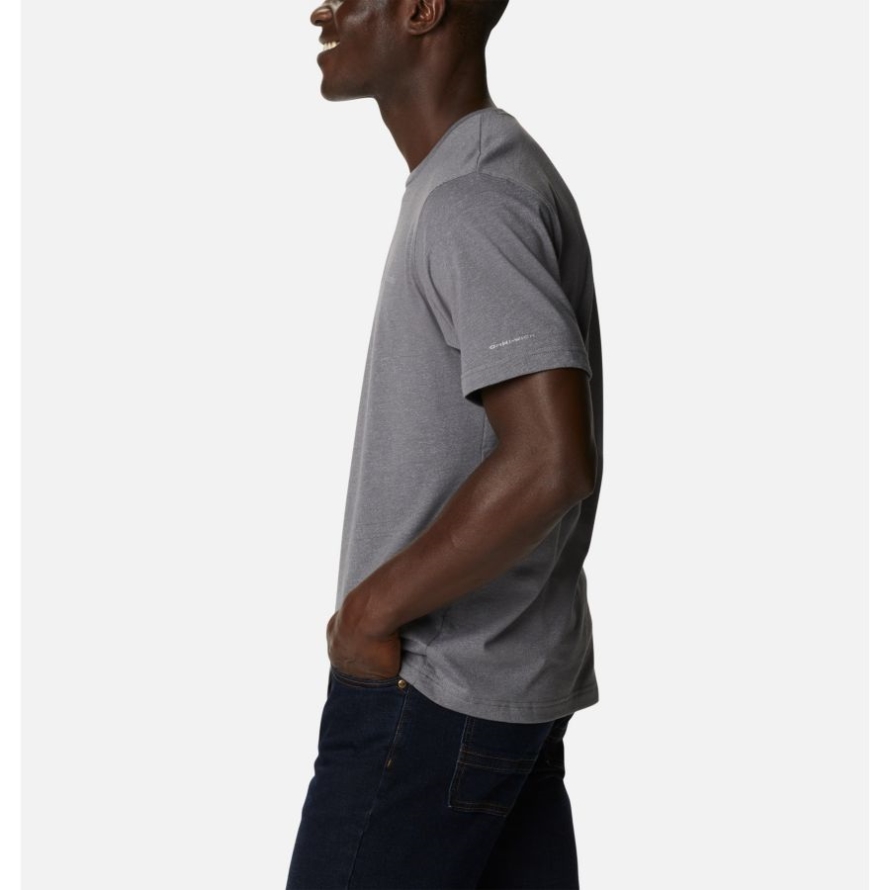 City Grey Heather Men's Thistletown Hills Short Sleeve Shirt Tall Columbia Brand