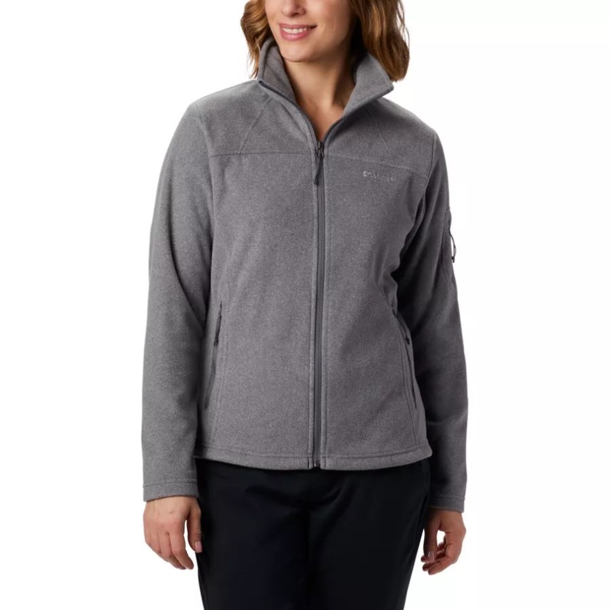 City Grey Heather Women's Fast Trek II Fleece Jacket Columbia