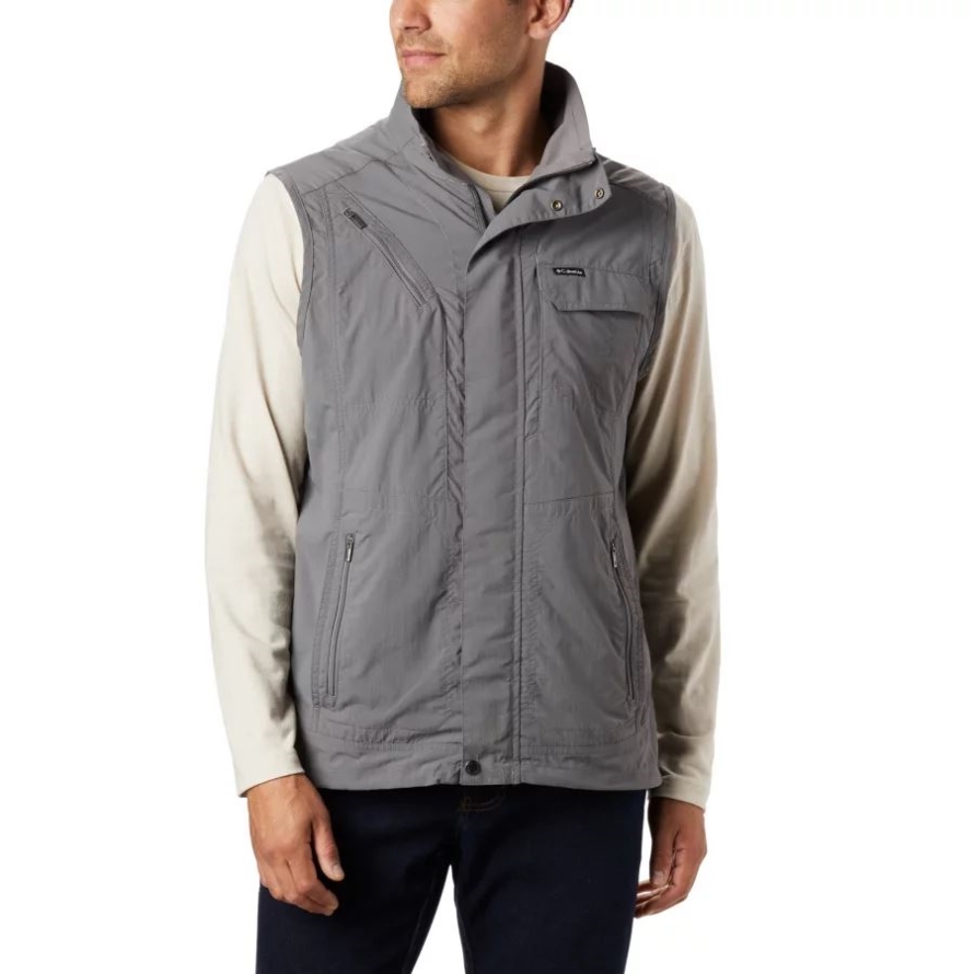 City Grey Men's Silver Ridge II Vest Columbia