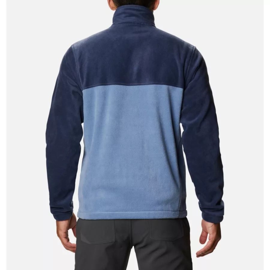 Collegiate Navy/Bluestone Men's Steens Mountain 2.0 Full Zip Fleece Jacket Tall Columbia