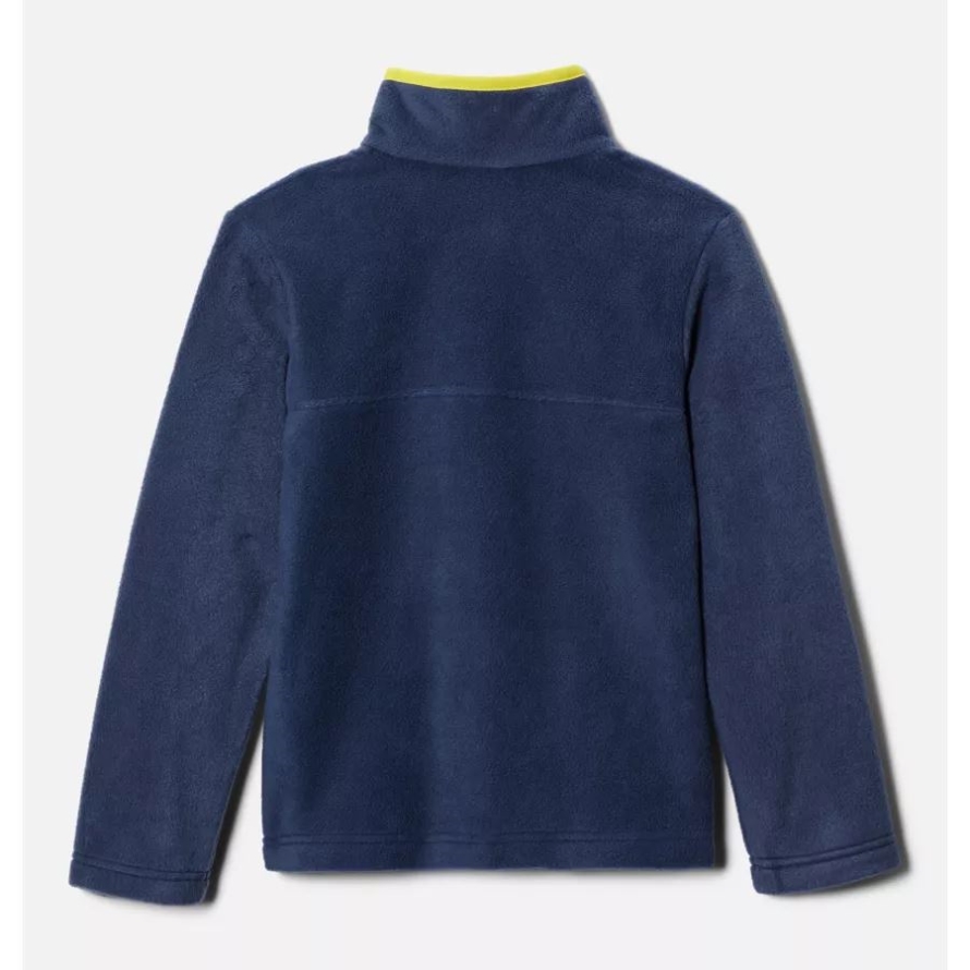 Collegiate Navy Boys' Steens Mountain1/4 Snap Fleece Pull-Over Columbia