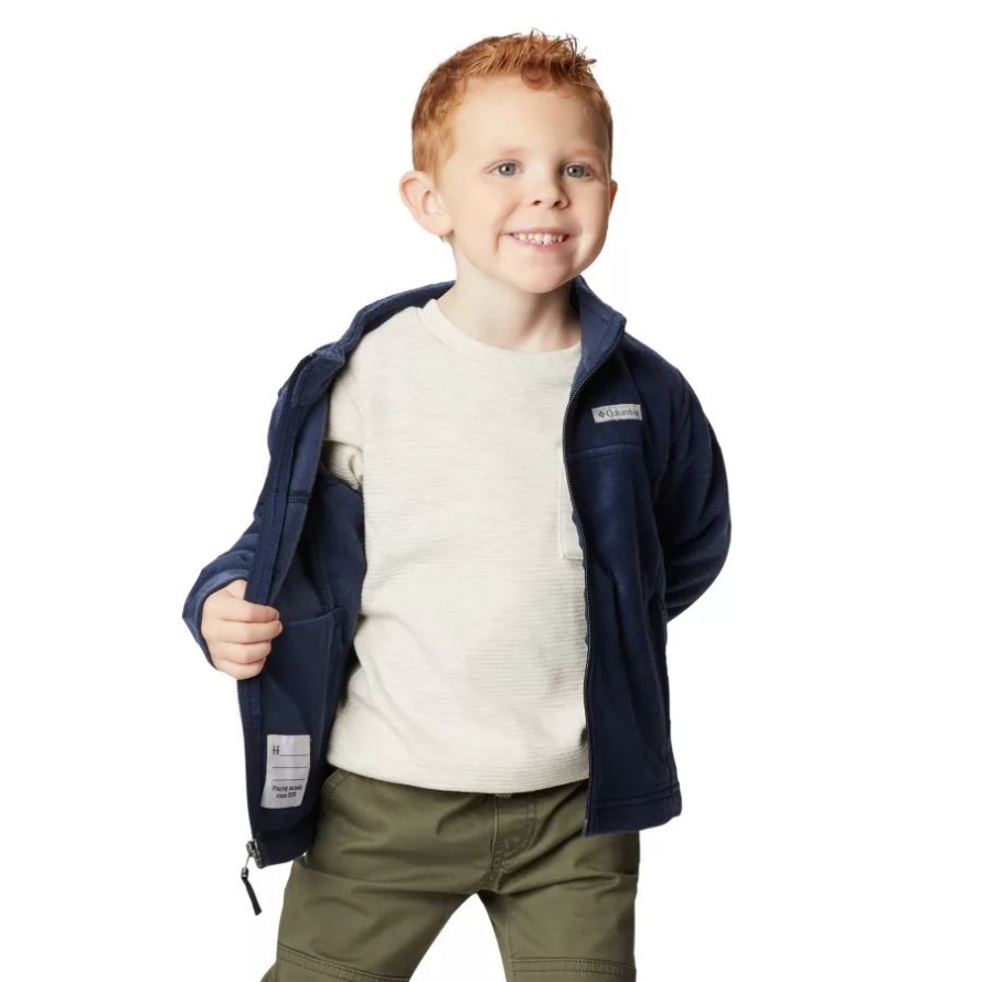 Collegiate Navy Boys' Toddler Steens Mountain II Fleece Jacket Columbia