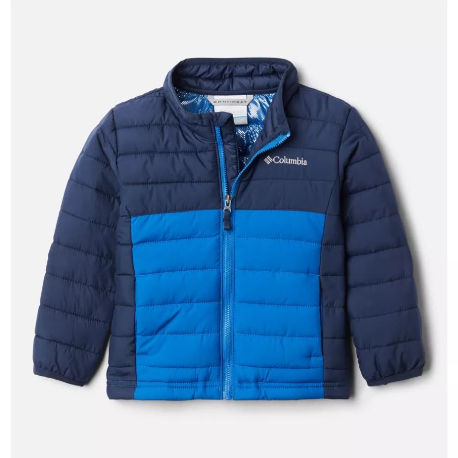 Collegiate Navy/Bright Indigo Columbia Boys' Toddler Powder Lite Jacket