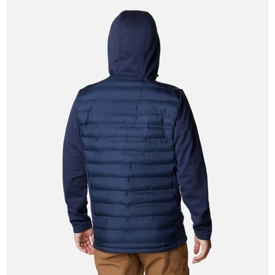 Collegiate Navy Columbia Men's Out-Shield Insulated Full Zip Hoodie