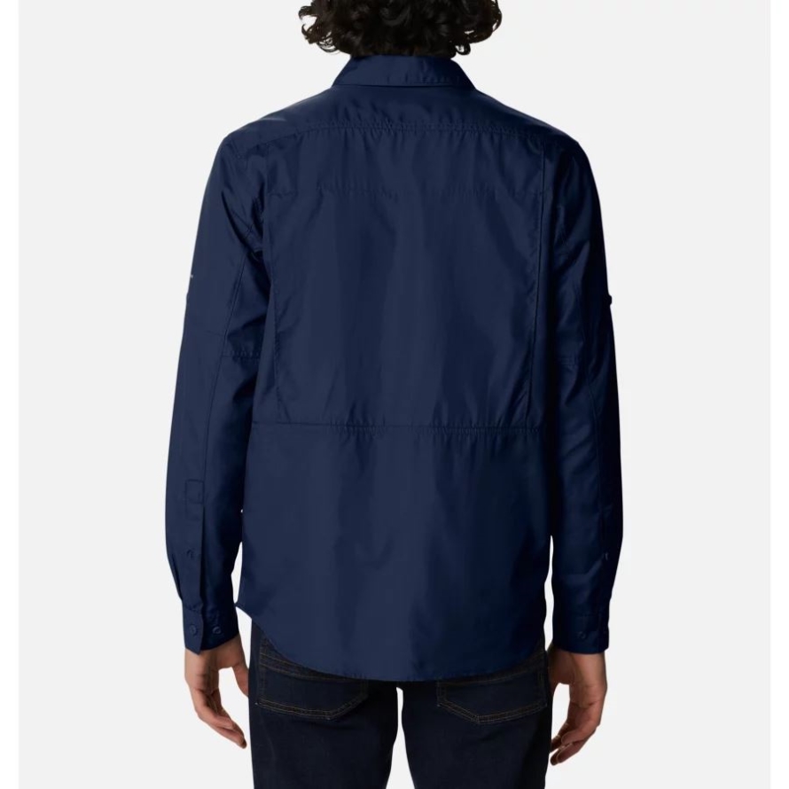 Collegiate Navy Columbia Men's Silver Ridge2.0 Shirt