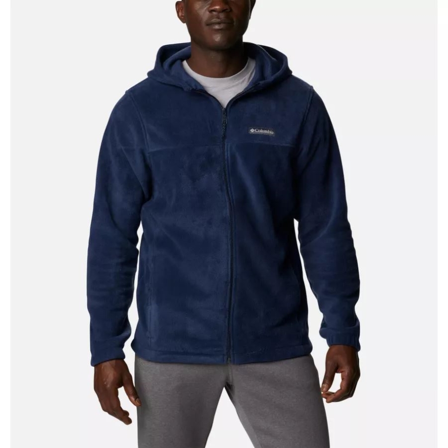 Collegiate Navy Columbia Men's Steens Mountain Full Zip Fleece Hoodie