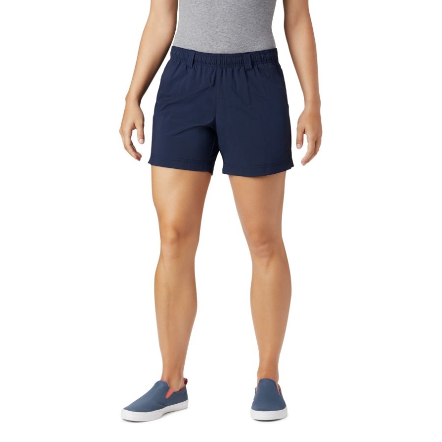 Collegiate Navy Columbia Women's PFG Backcast Water Shorts