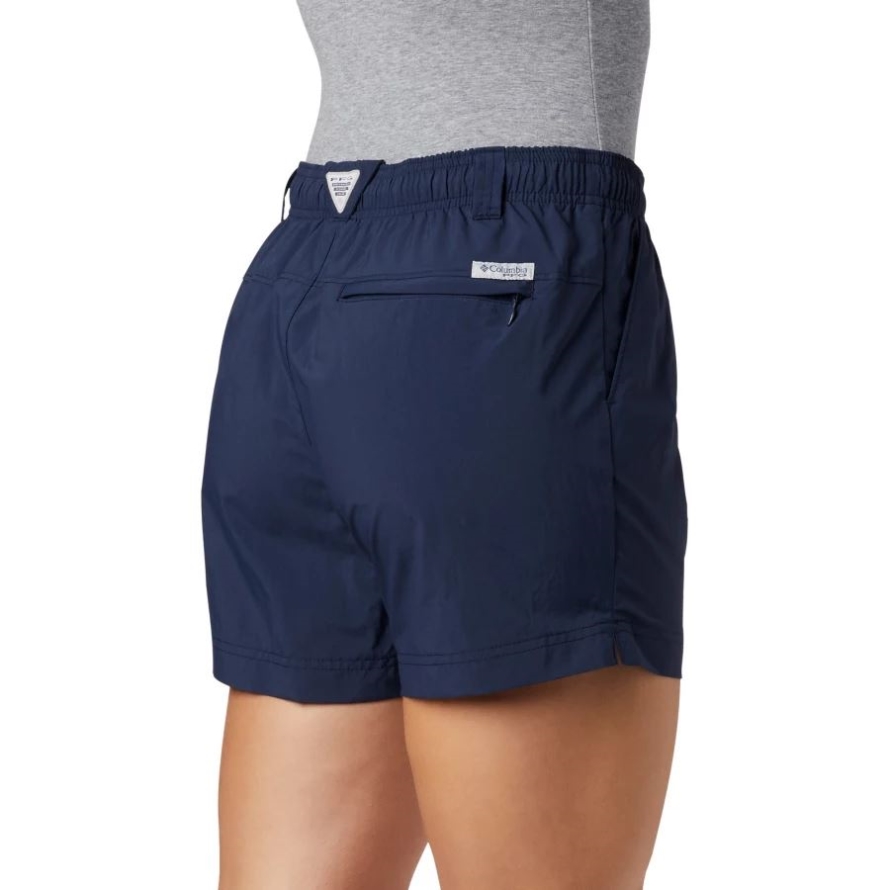 Collegiate Navy Columbia Women's PFG Backcast Water Shorts