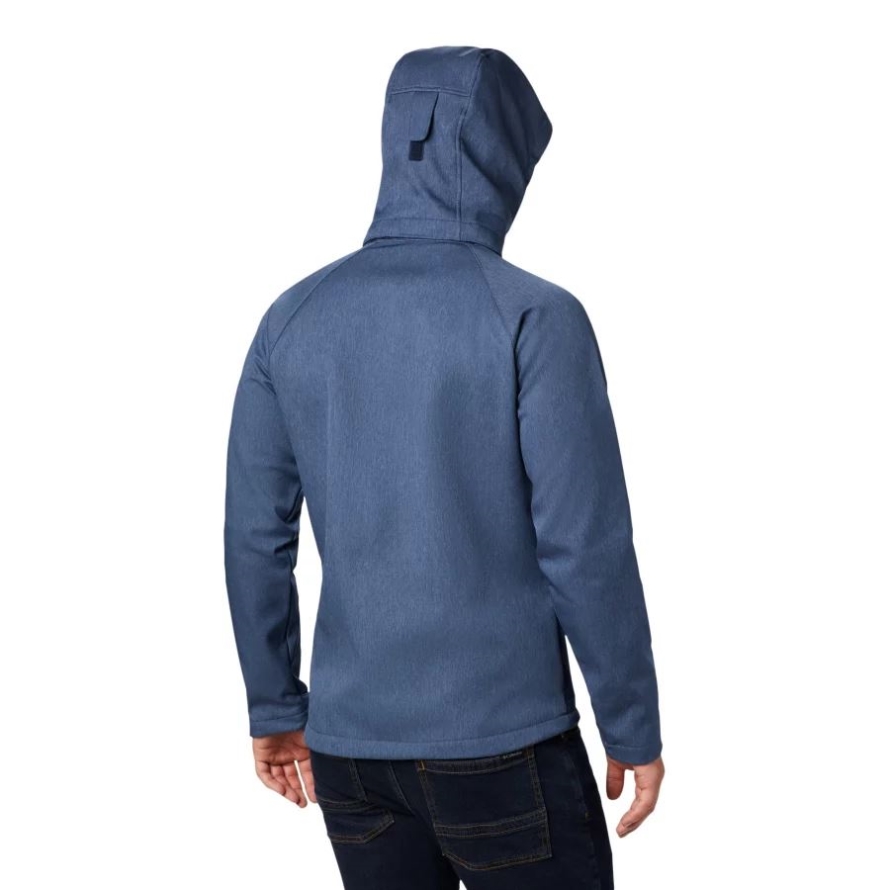 Collegiate Navy Heather Columbia Men's Cascade Ridge II Softshell Jacket