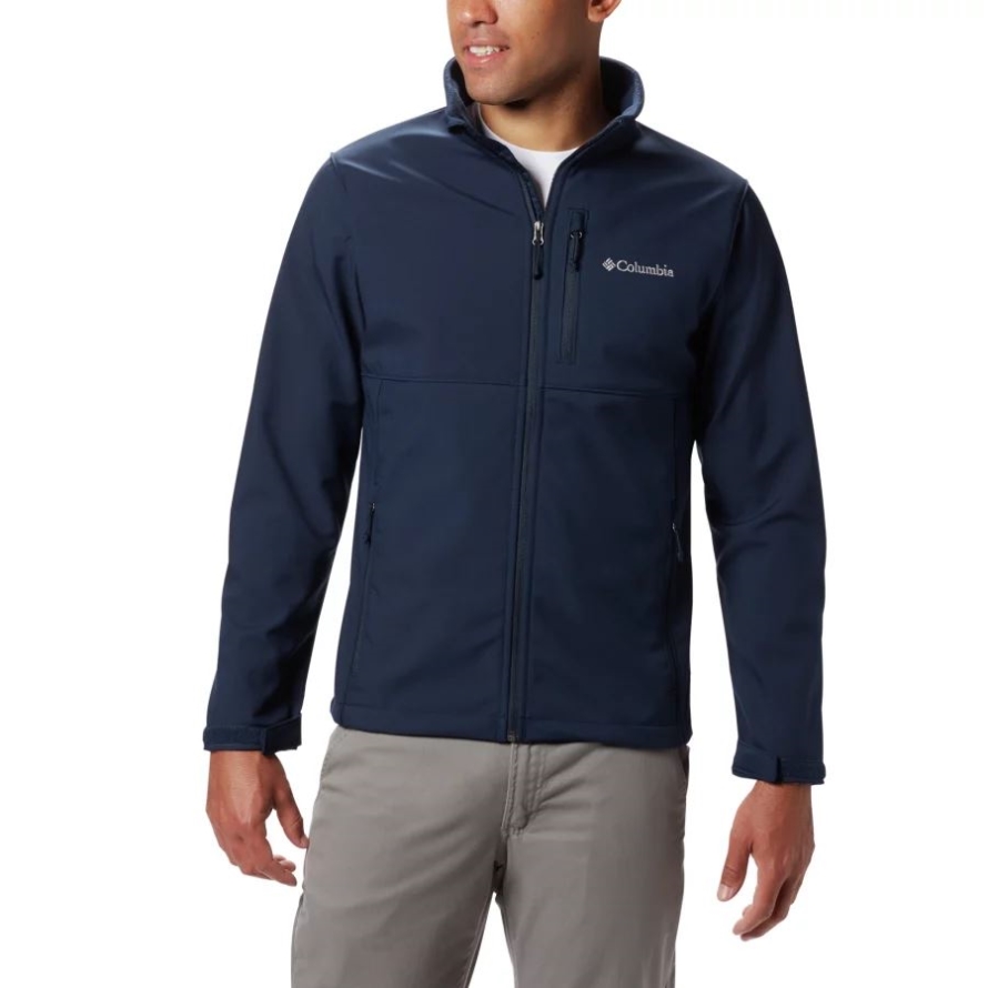 Collegiate Navy Men's Ascender Softshell Walking Jacket Columbia