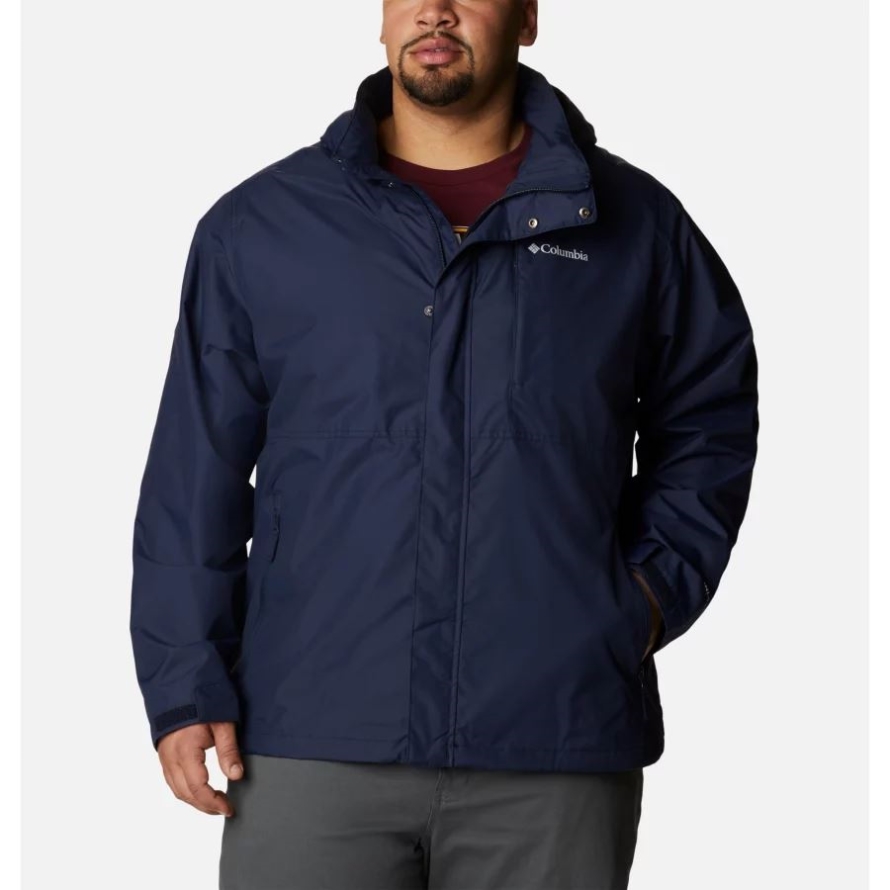 Collegiate Navy Men's Cloud Crest Jacket Big Columbia