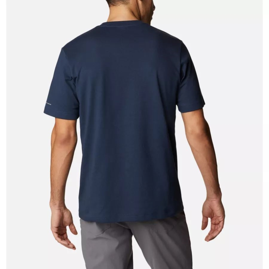 Collegiate Navy Men's Heritage Park Pocket T-Shirt Columbia