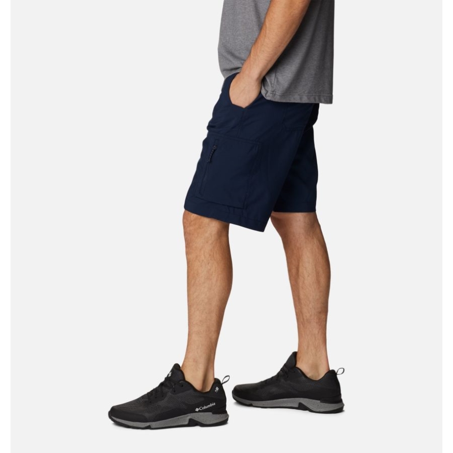 Collegiate Navy Men's Silver Ridge Utility Cargo Shorts Columbia