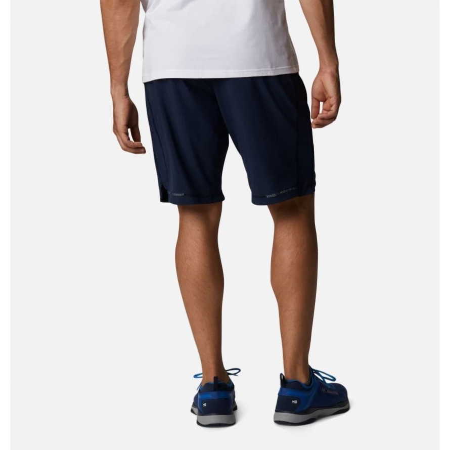 Collegiate Navy Men's Stealth Camp Active Short Columbia