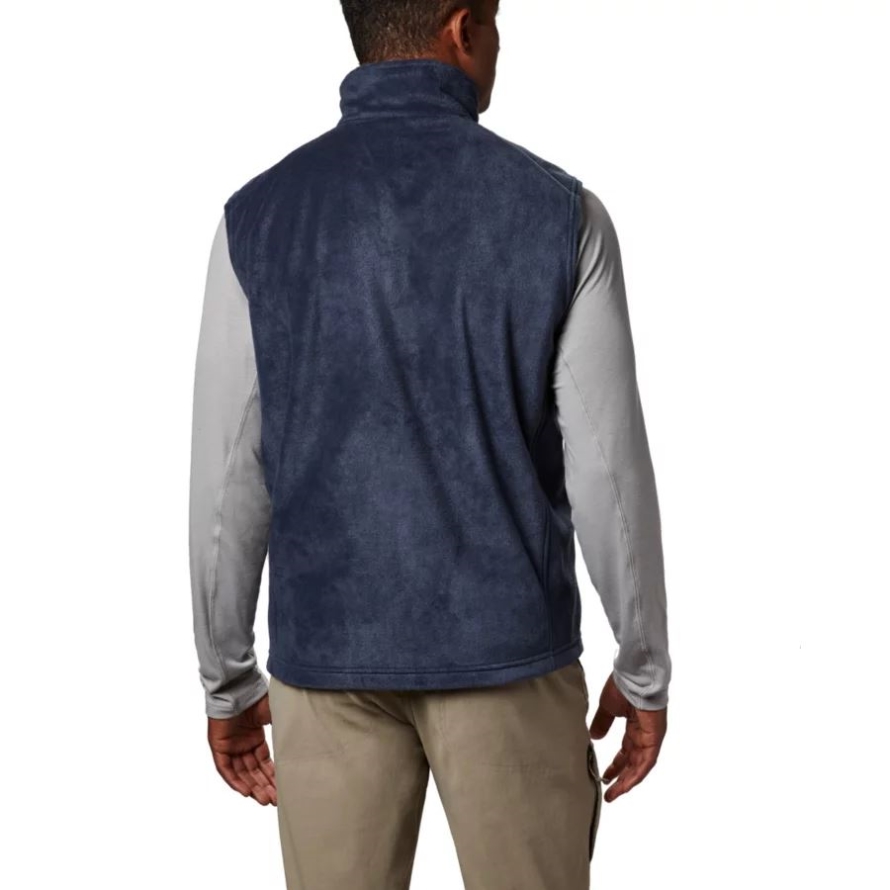 Collegiate Navy Men's Steens Mountain Fleece Vest Columbia
