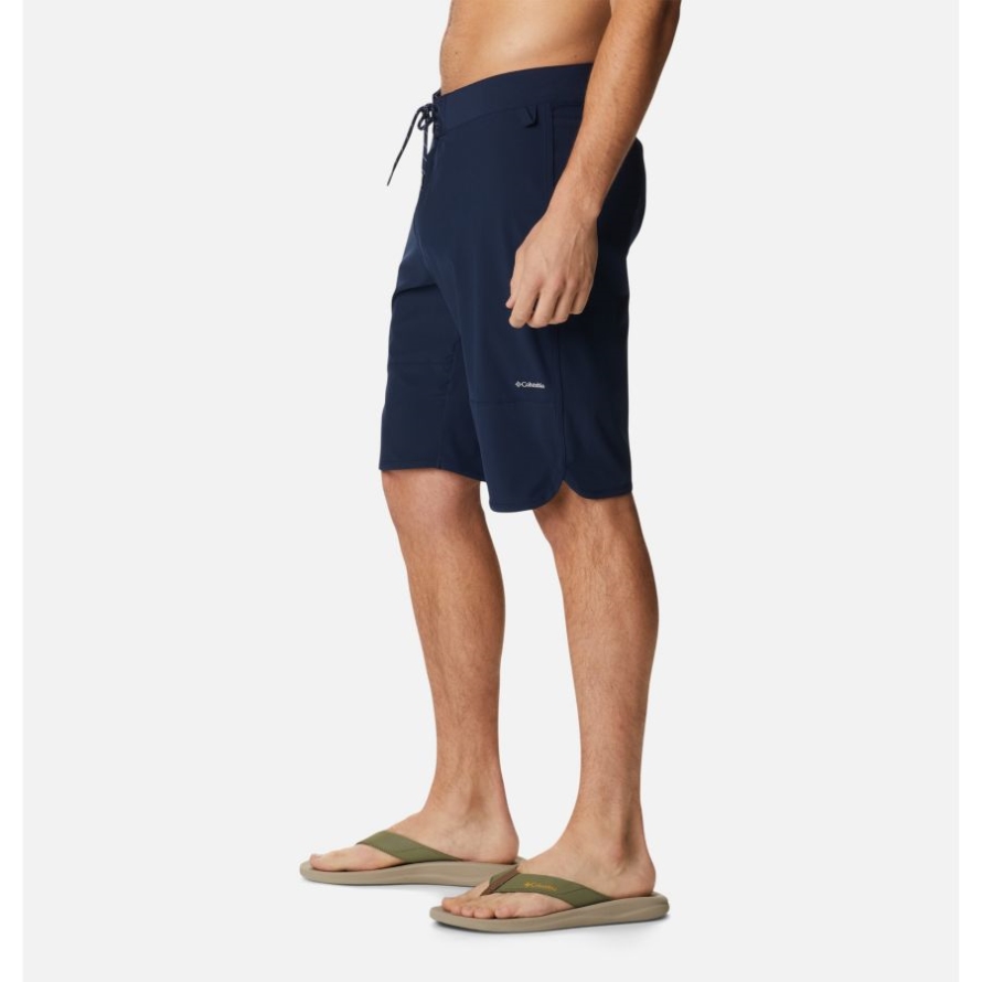 Collegiate Navy/White Men's Bagby Water Shorts Columbia Brand