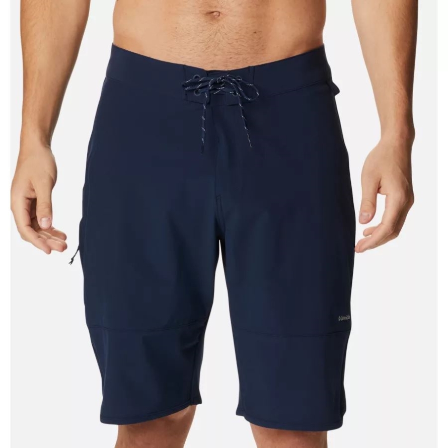 Collegiate Navy/White Men's Bagby Water Shorts Columbia Brand