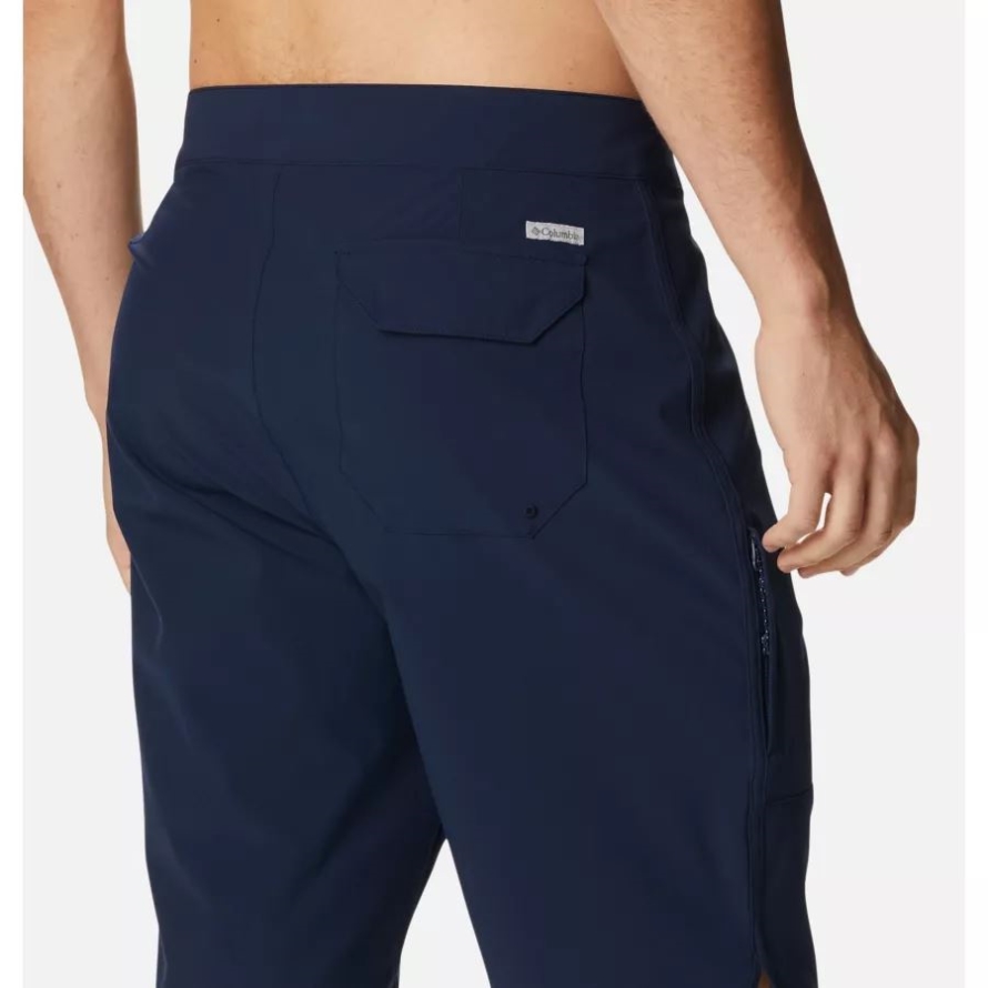 Collegiate Navy/White Men's Bagby Water Shorts Columbia Brand