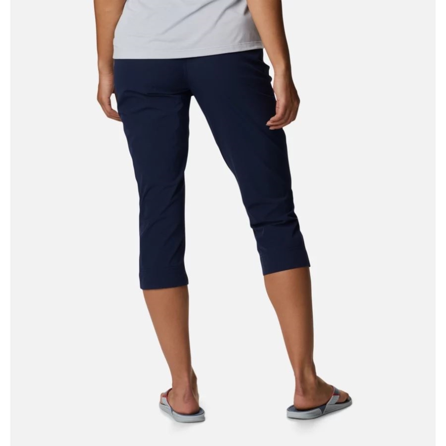 Collegiate Navy Women's PFG Coral Point Capris Columbia