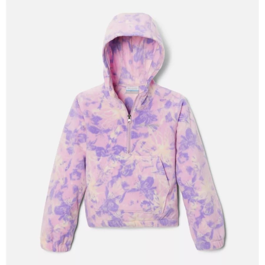 Columbia Aura Aurelian Girls' Benton Springs Hooded Half Zip Fleece Pullover