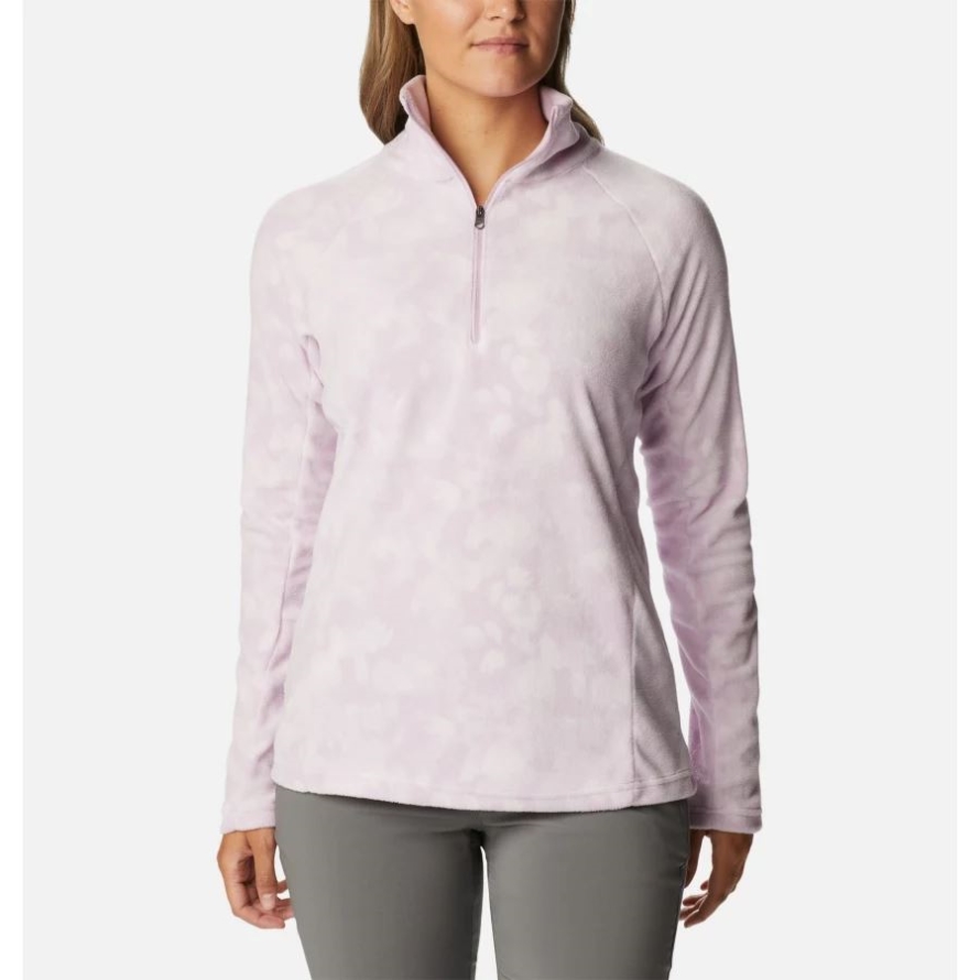 Columbia Aura Solarized Print Women's Glacial IV Print Half Zip Pullover