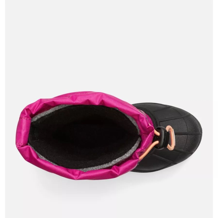 Columbia Big Kids' Powderbug Forty Snow Boot Wild Fuchsia/Bright Nectar