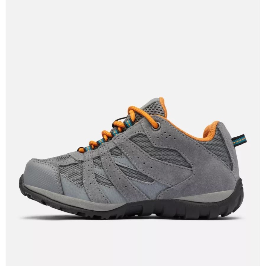 Columbia Big Kids' Redmond Waterproof Shoe Ti Grey Steel/Gold Amber