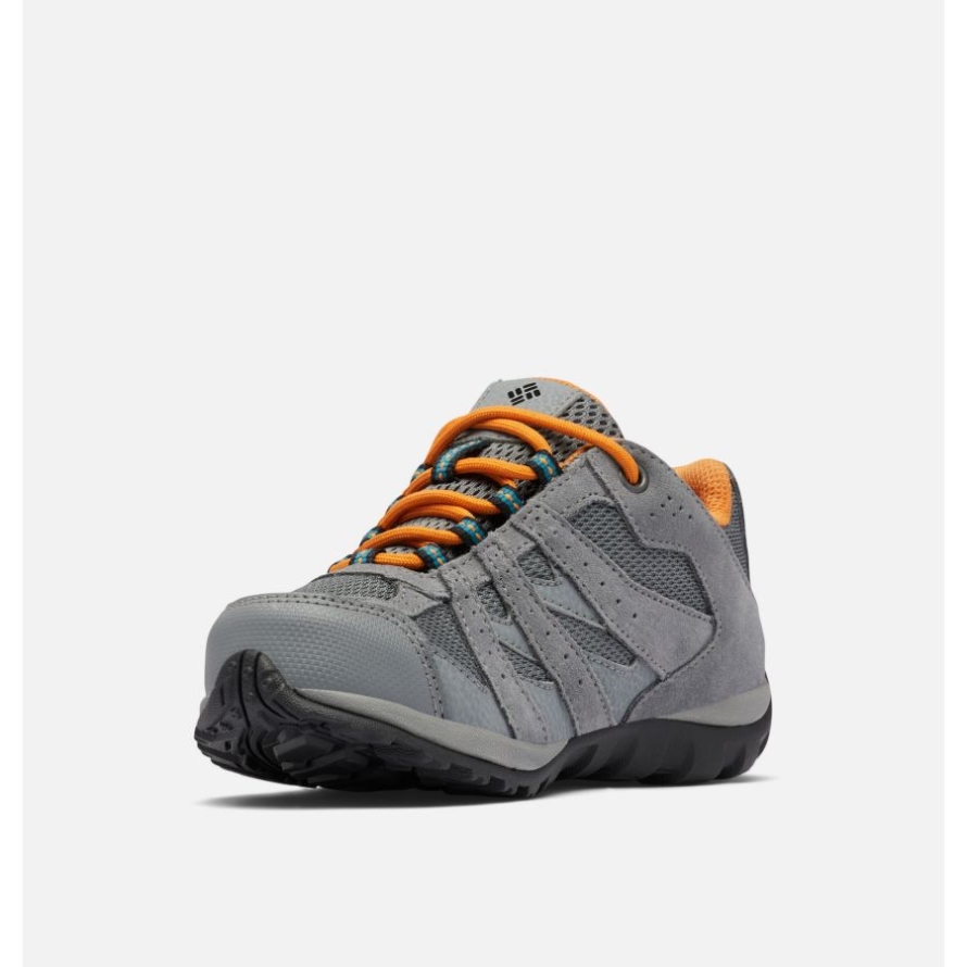 Columbia Big Kids' Redmond Waterproof Shoe Ti Grey Steel/Gold Amber