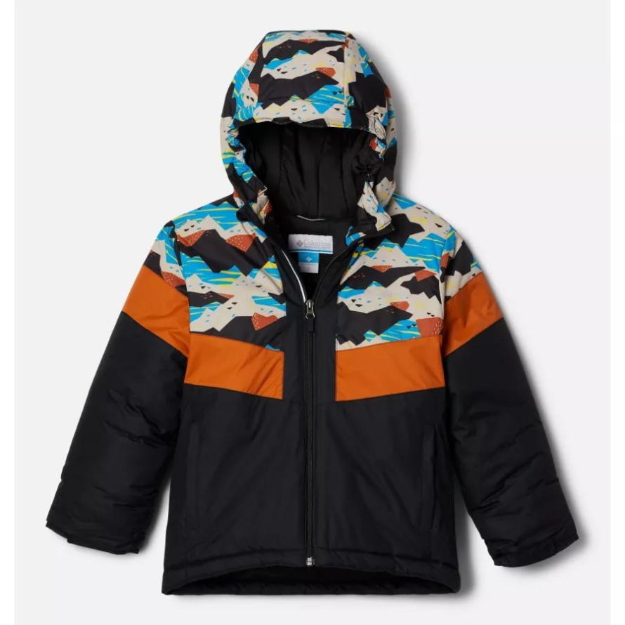 Columbia Black/Ancient Fossil Scrapscape Boys' Lightning Lift II Jacket