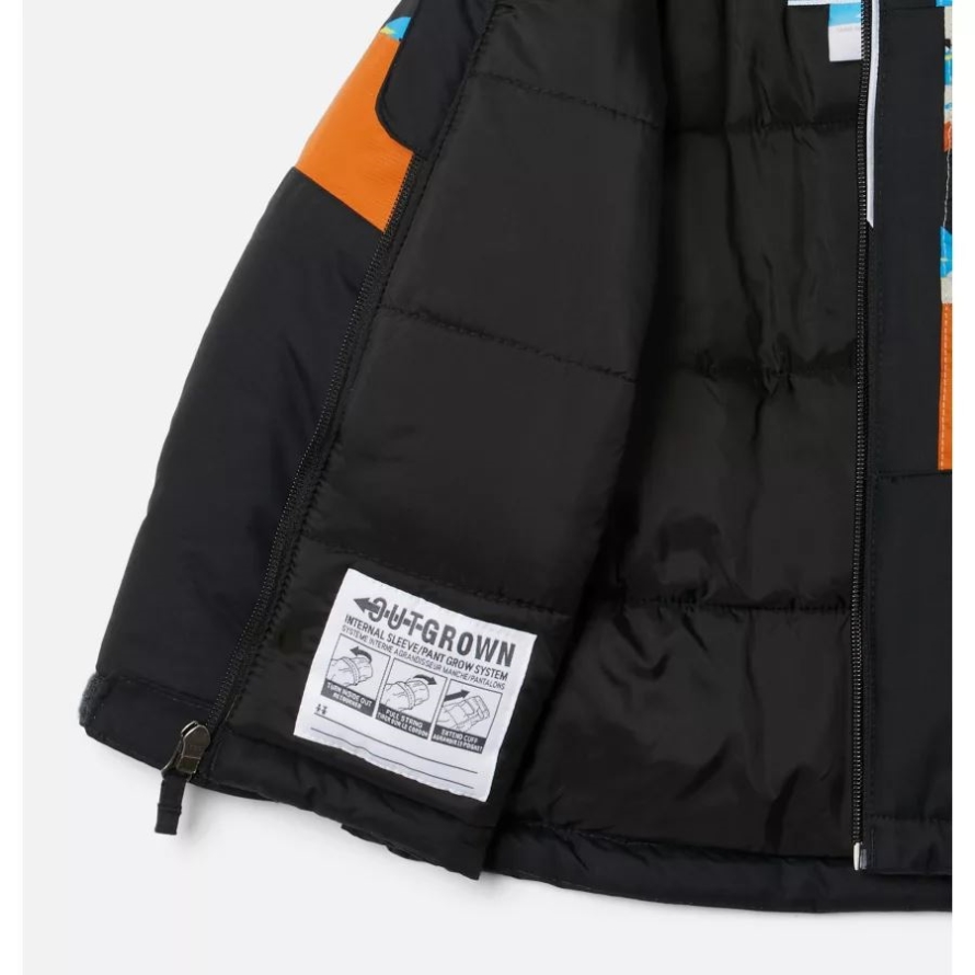 Columbia Black/Ancient Fossil Scrapscape Boys' Toddler Lightning Lift II Jacket
