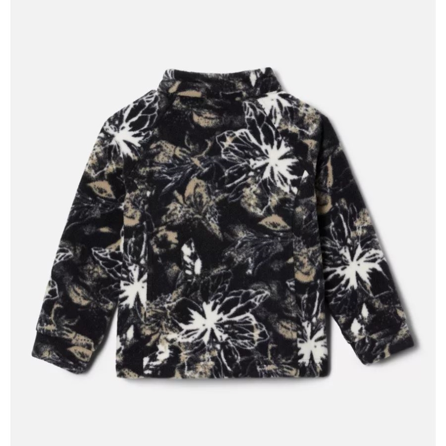 Columbia Black Aurelian Girls' Toddler Benton Springs II Printed Fleece Jacket