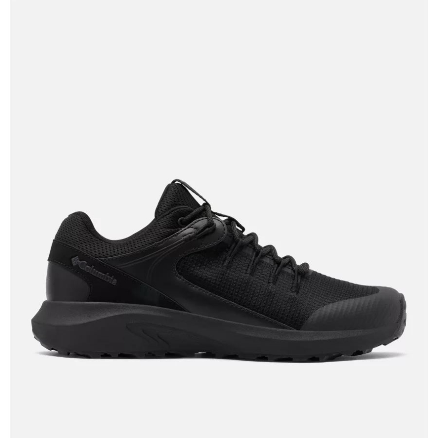 Columbia Black/Black Men's Trailstorm Waterproof Shoe Wide