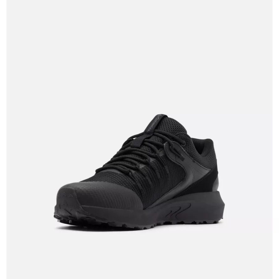 Columbia Black/Black Men's Trailstorm Waterproof Shoe Wide