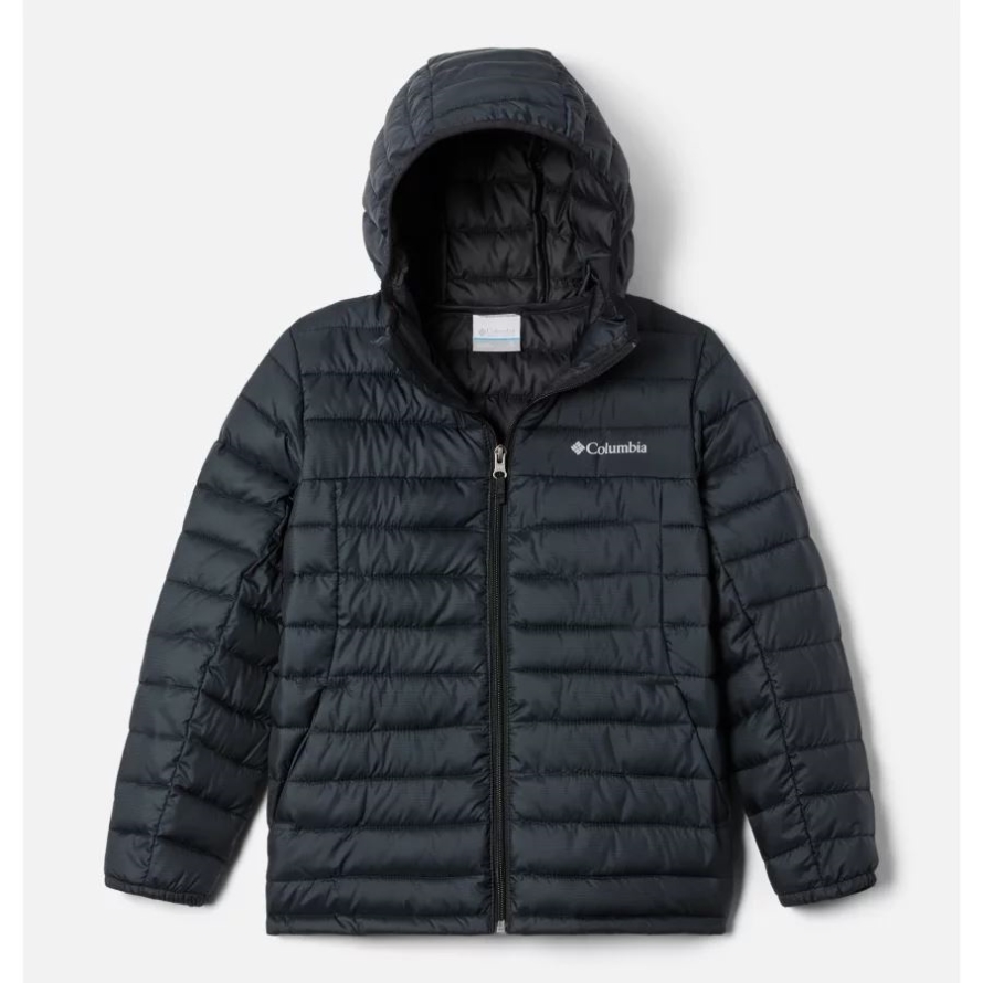 Columbia Black Boys' Silver Falls Hooded Jacket