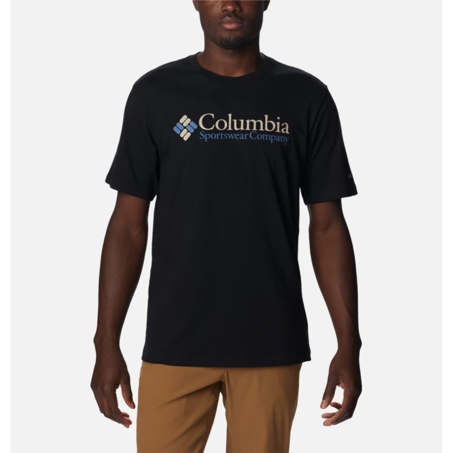 Columbia Black/CSC Retro Logo Men's CSC Basic Logo Tee