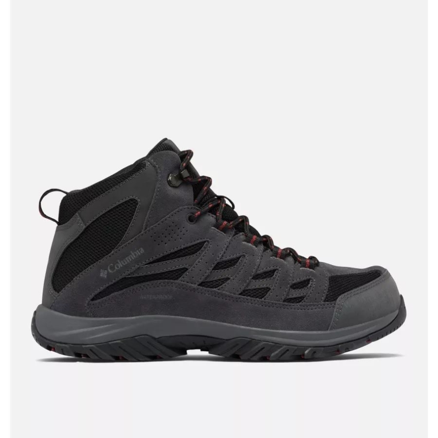 Columbia Black/Charcoal Men's Crestwood Mid Waterproof Hiking Boot