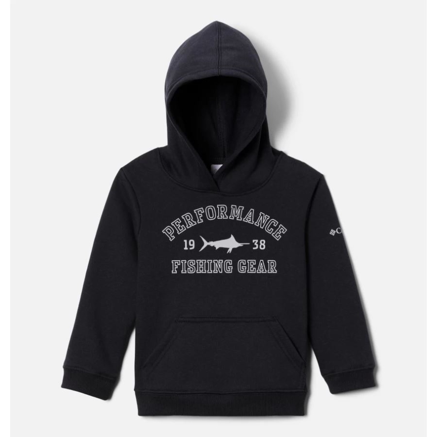 Columbia Black/Cool Grey - Marlin Boys' Toddler PFG University Hoodie