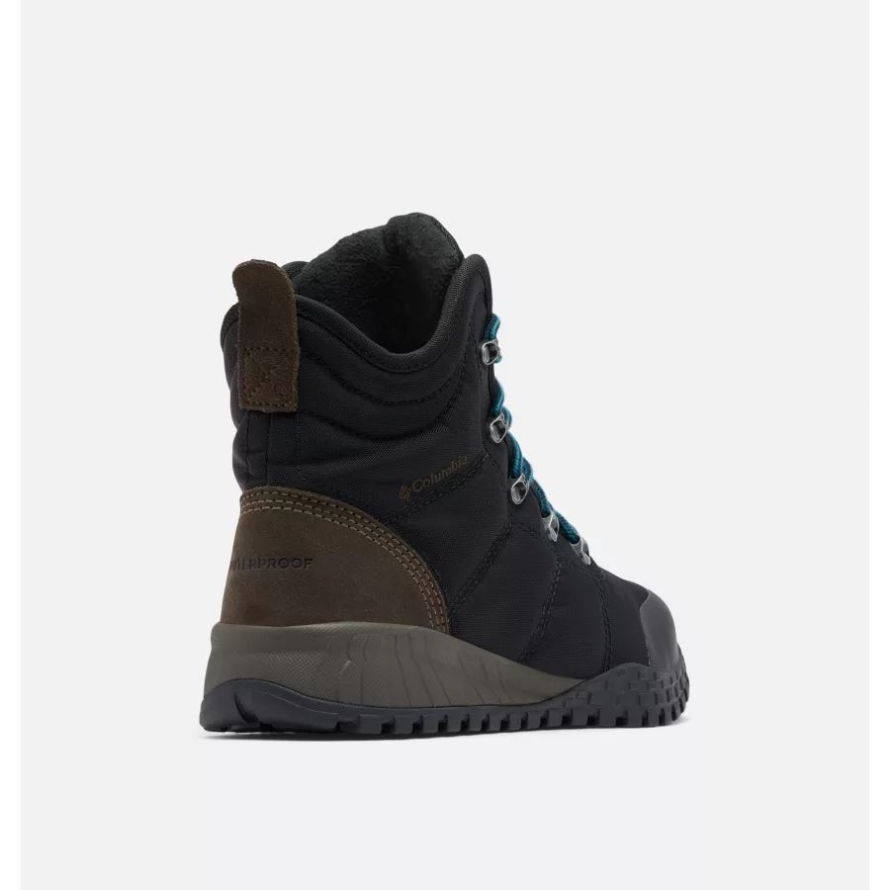 Columbia Black/Cordovan Men's Fairbanks Omni-Heat Boot Wide