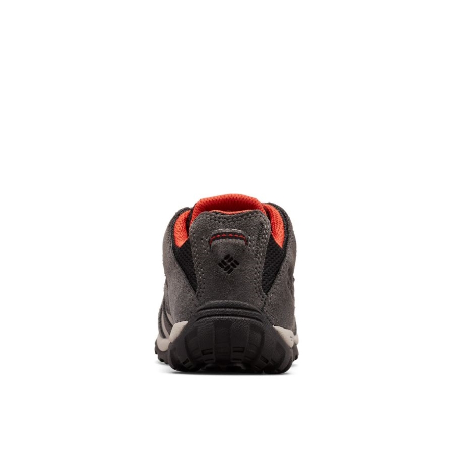 Columbia Black/Flame Big Kids' Redmond Waterproof Shoe