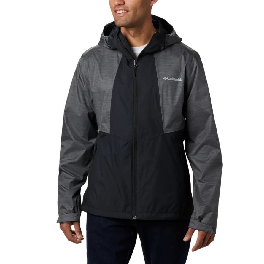 Columbia Black/Graphite Heather Men's Inner Limits II Waterproof Jacket